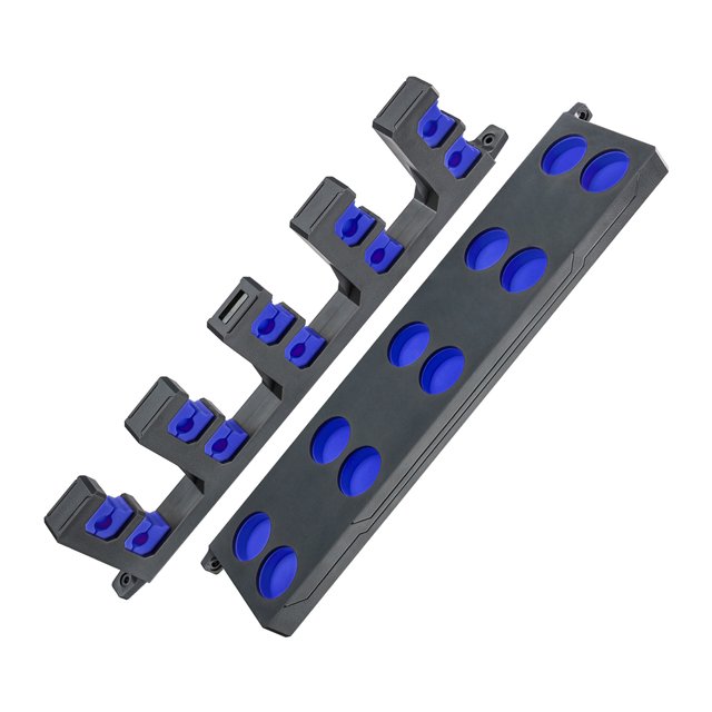 Booms estante para caña de pescar soporte de almacenamiento para caña de pescar montado en la pared Vertical Kits de estante de 10 varillas para sótano de garaje Hugtrwg Para estrenar