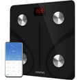 thumbnail image 1 of RENPHO Bluetooth Body Fat Scale BMI Scale Smart Digital Bathroom Wireless Weight Scale, Body Composition Analyzer with Smartphone App 396 lbs Black, 1 of 3