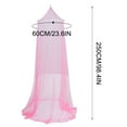 thumbnail image 3 of IMossad Mosquito Net Bed Canopy for Girls,King Canopy Bed Curtains, Dome Mosquito Netting Bed Tent Twin Girls Princess Canopy Bed Decor for Baby Crib,Kid and Adult Bed, 3 of 5