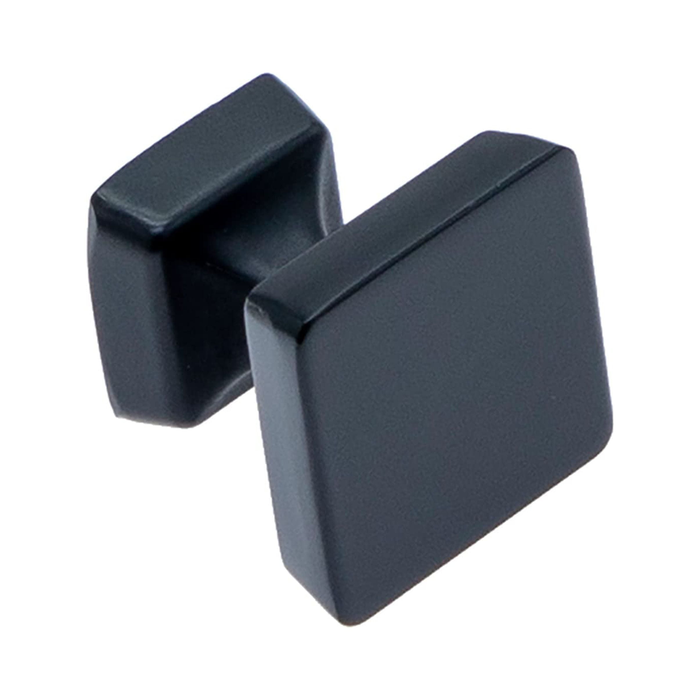 Utopia Alley 25pcs Bergen Cabinet Ring Pull Knob - Decorative Cabinet Drop Pull Knobs for Cabinets and Drawers - Vintage Cabinet Hardware with Hand Finished Matt Black - Metal Drawer Pull Knobs 1.16"