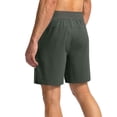 thumbnail image 7 of Hot Days, Bold Styles YLSDY Men's Running Shorts with Zipper Pockets Side Slit Lightweight Quick Dry Basketball Gym Workout Athletic Shorts for Men Green L, 7 of 7