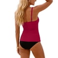 thumbnail image 5 of Oplxuo Two Piece Swimsuit Women Tummy Control Tankini Bathing Suit Full Coverage Slim Swim Suits Modest Swimwear with Bottom, 5 of 5