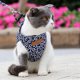 thumbnail image 5 of Arnés estilo japonés para perros y mascotas juego de correas para caminar al aire libre (azul S) JShteea Libre de BPA, 5 of 6
