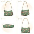 thumbnail image 7 of FORMRS Womens Shoulder Bag with Chain Strap Clutch Purse Cute Tote Handbag, Green American Footballs, 7 of 7