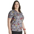 thumbnail image 3 of Tooniforms Scrubs Top For Men & Women V-Neck TF687, 3 of 4