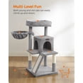 thumbnail image 3 of Torre para gatos pequeños Cat Tree Feandrea con percha ensanchada para gatos grandes, 3 of 9