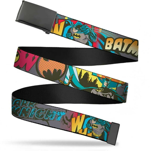 Adjustable Belt, Clamp Buckle, Cut-to-Fit, Batman Dark Knight