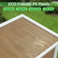 thumbnail image 3 of GONICHA Outdoor Cat House Weatherproof, Poly Lumber Cat Houses for Outdoor Cats Insulated, Feral Cat Shelter with Escape Door and Openable Roof ,Teak color, 3 of 7