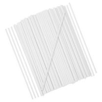 HOMEMAXS White Paper Candy Sticks for DIY Treats and Lollipops 300pcs Foodgrade