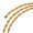 Gold Tone, variant on Uxcell 5 M/16.4 Ft 2 Core 18AWG Vintage Twisted Cloth Covered Electrical Wire Gold Tone