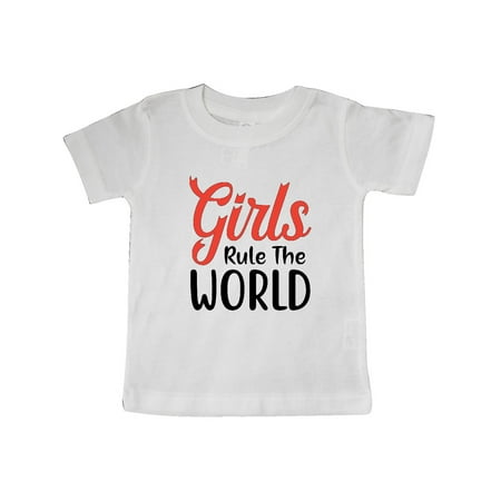 

Inktastic Girls Rule the World Gift Baby Boy or Baby Girl T-Shirt