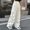 czb# White318, variant on CUZIBR Girls Cargo Pants Solid Color Elastic Waist Multi Pockets High Waist Casual Loose Fit Comfortable Trousers Wide Leg Fashionable Lightweight Casual Joggers Trendy Dailywear,Black,3-4 Years