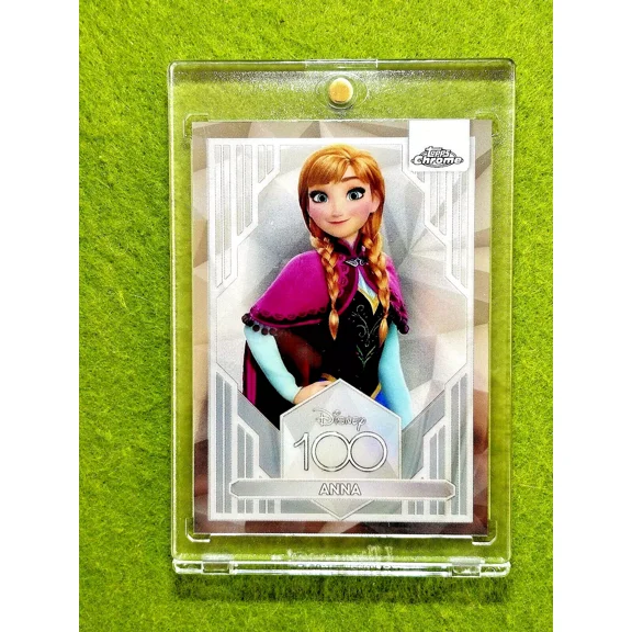 FROZEN ANNA Disney 100 SILVER CHROME CARD 2023 Topps Chrome DISNEY 100 USA