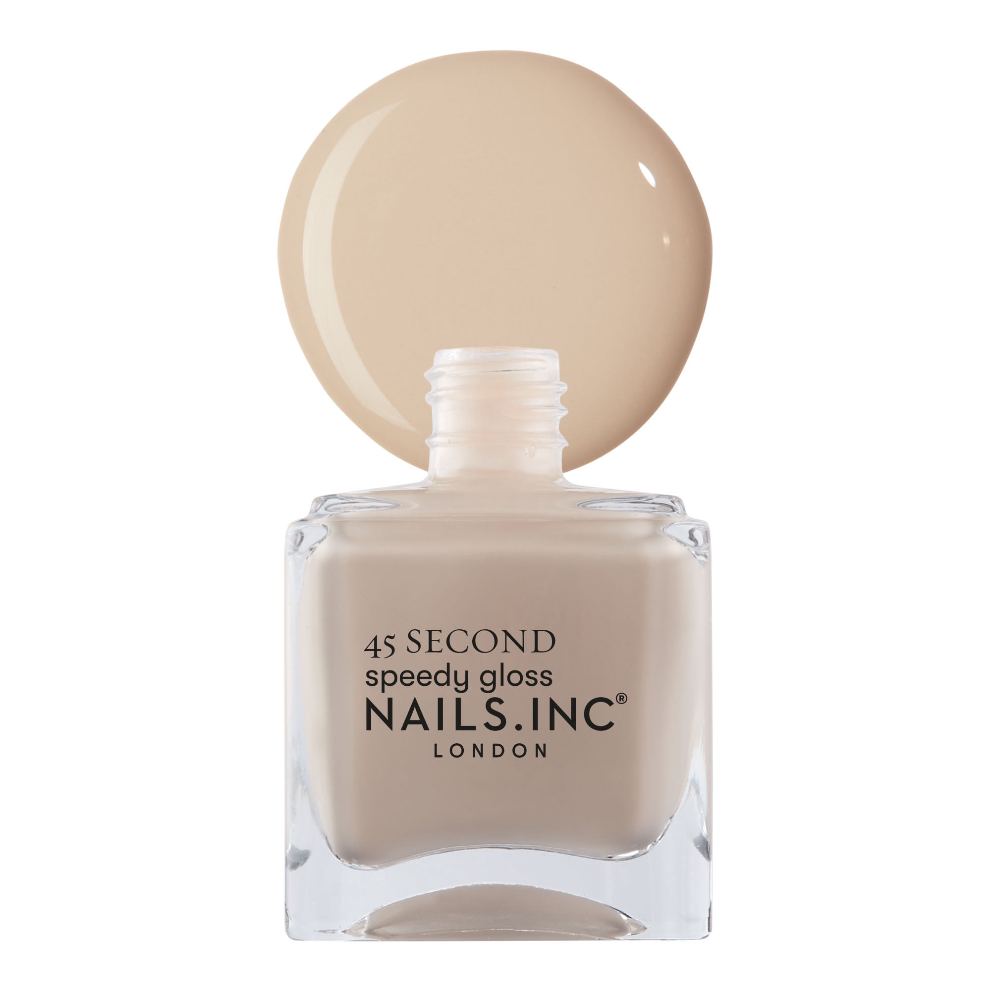 Nails.INC Quick Drying Nail Polish, Nelly, Pastel Nude, 0.47 fl oz