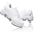 thumbnail image 1 of Chaussures de Patins à Roulettes Déformation Chaussures de Marche Automatiques avec Roue à Déformation à Double Rangée Chaussures de Patinage pour Adultes et Enfants, 1 of 5