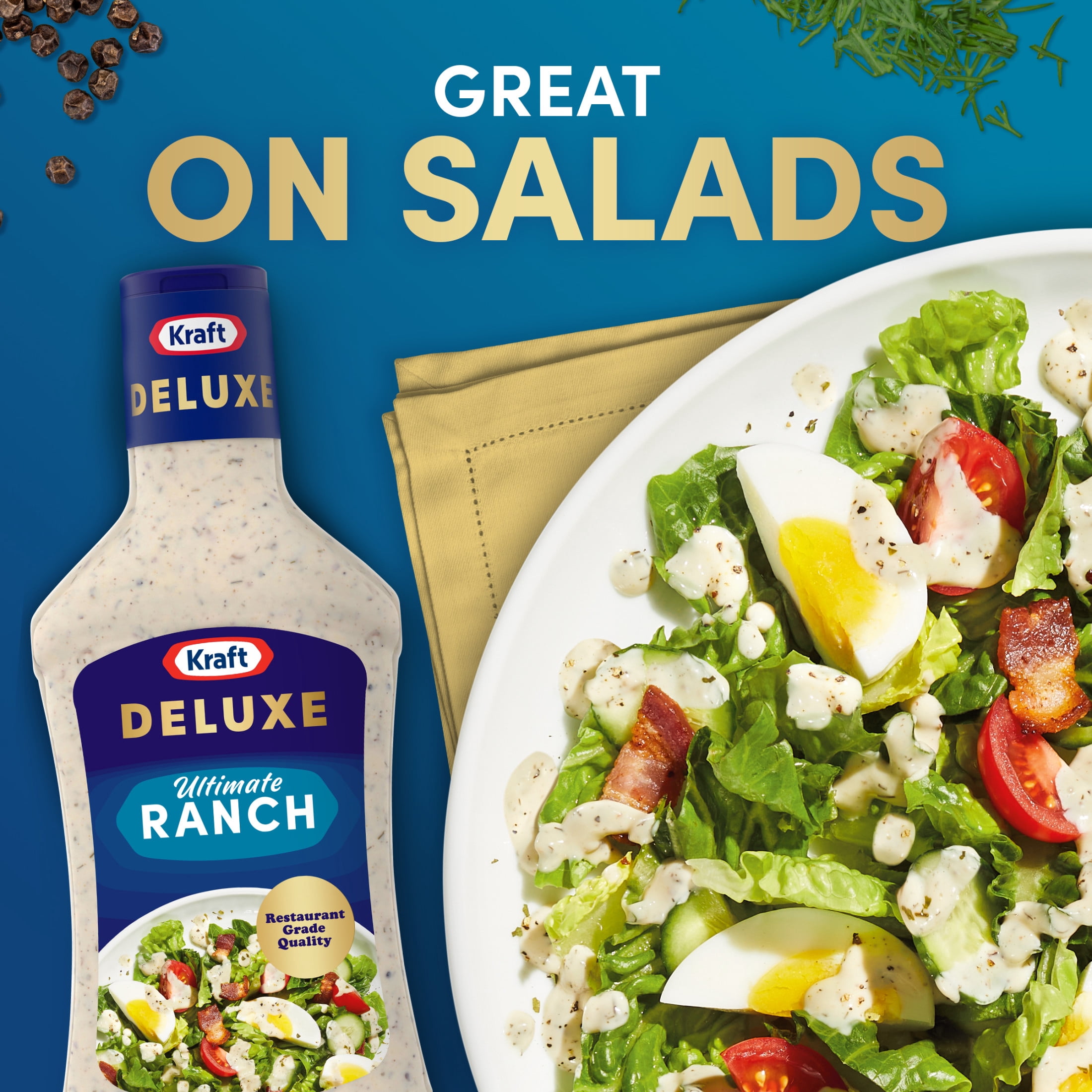 kraft classic ranch salad dressing Amazon.com : Kraft Classic Ranch Dressing, 16 fl oz Bottle : Grocery &  Gourmet Food