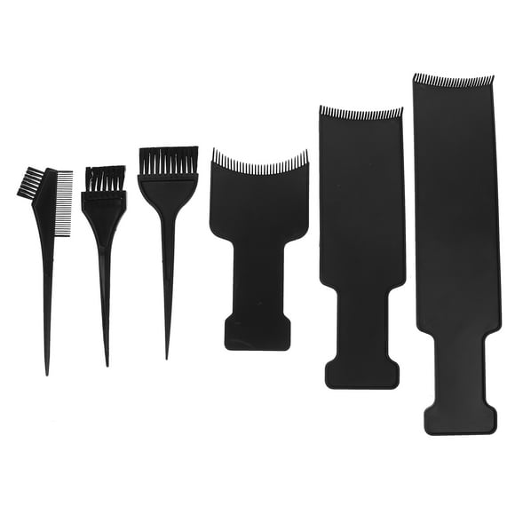 EeaseMX 6 pinceles para teñir el cabello, placas para reflejos, herramientas para teñir el cabello en casa.