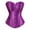 Purple, variant on Boned Corsets Bustier Top Women Purple 3XL