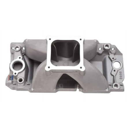 Edelbrock Super Victor 565 BBC Conventional Rect Port Head Short Deck Manifold
