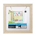 thumbnail image 1 of Plaid Wood Surfaces Square Double Panel Plexiglass Frame, 1 of 6