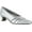 Silver Satin, variant on Entice Pumps (Women)