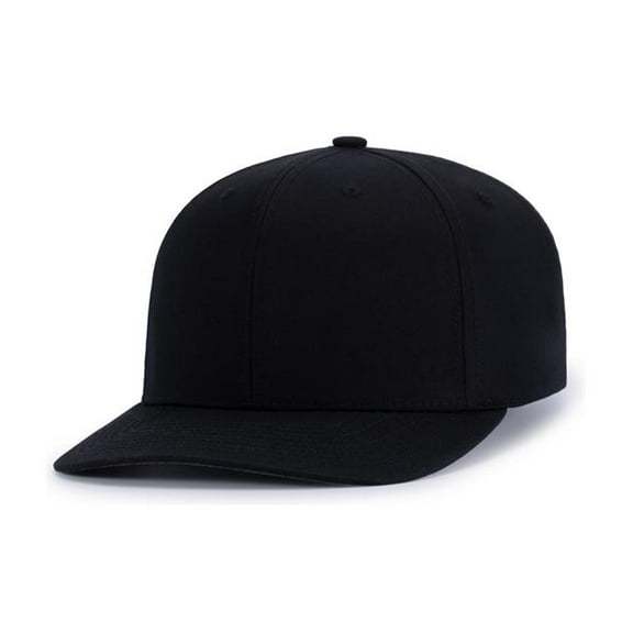 Pacific Headwear P322.080.YTH Poly & Cotton Snapback Cap, Black - Youth
