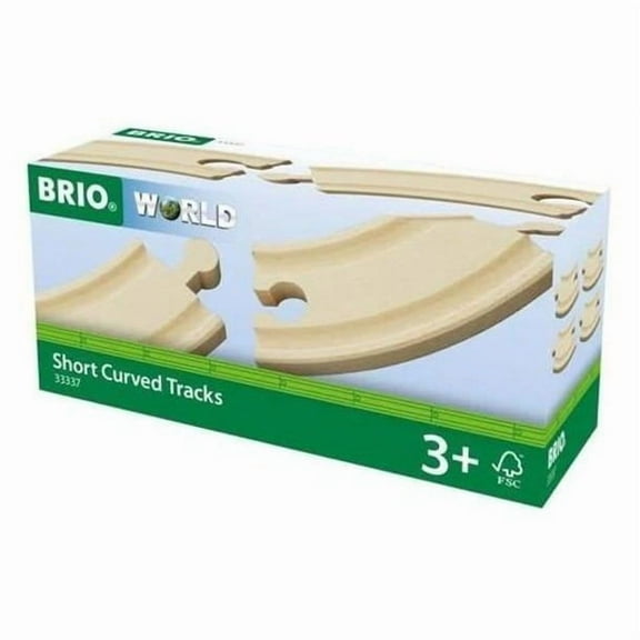 BRIO Short Curved Tracks Expansion Pack