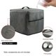 thumbnail image 4 of Air Fryer Dust Cover with Handle Storage Pockets Reusable Waterproof Nylon Small Appliance Dust Cover Washable Dust Cover Fits, 4 of 5