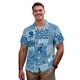 thumbnail image 3 of Garronmavis Blue Octopus Couple Matching Outfit Husban and Wife Clothing A-Line Womens Short Sleeve Dress Hawaiian Dresses Size S and Mens Button Up Summer Shirt, 3 of 7