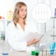 thumbnail image 2 of 10 frascos de vidrio profesionales multiusos, tubos transparentes, suministros de laboratorio, 2 of 7