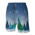 thumbnail image 4 of Salouo Christmas Trees Pattern Swim Trunks for Men,Men's Hawaiian Bathing Suit Swimsuits Quick Dry Swimming Board Shorts Beach Shorts with Pockets-3X-Large, 4 of 6