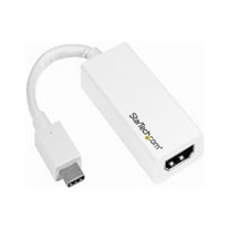 StarTech.com CDP2HD4K60W USB C to HDMI Adapter - White - 4K 60Hz - Thunderbolt 3 Compatible - USB Type C to HDMI Dongle Converter (CDP2HD4K60W)
