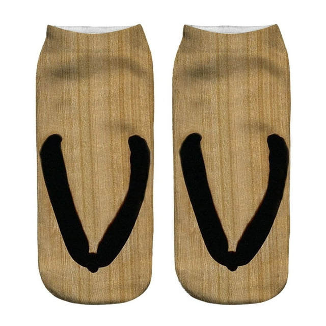 Kelon Stockings Clearance Polyester Long Socks 3D Pattern Manicure Print Socks Funny Hidden Running Socks Women Personalized