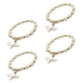 thumbnail image 5 of CIMAXIC hand chains 4Pcs Decorative Wrist Chain Creative Beads Bracelet Unique Hand Rope (White),3.94"X1.18"X0.39", 5 of 5
