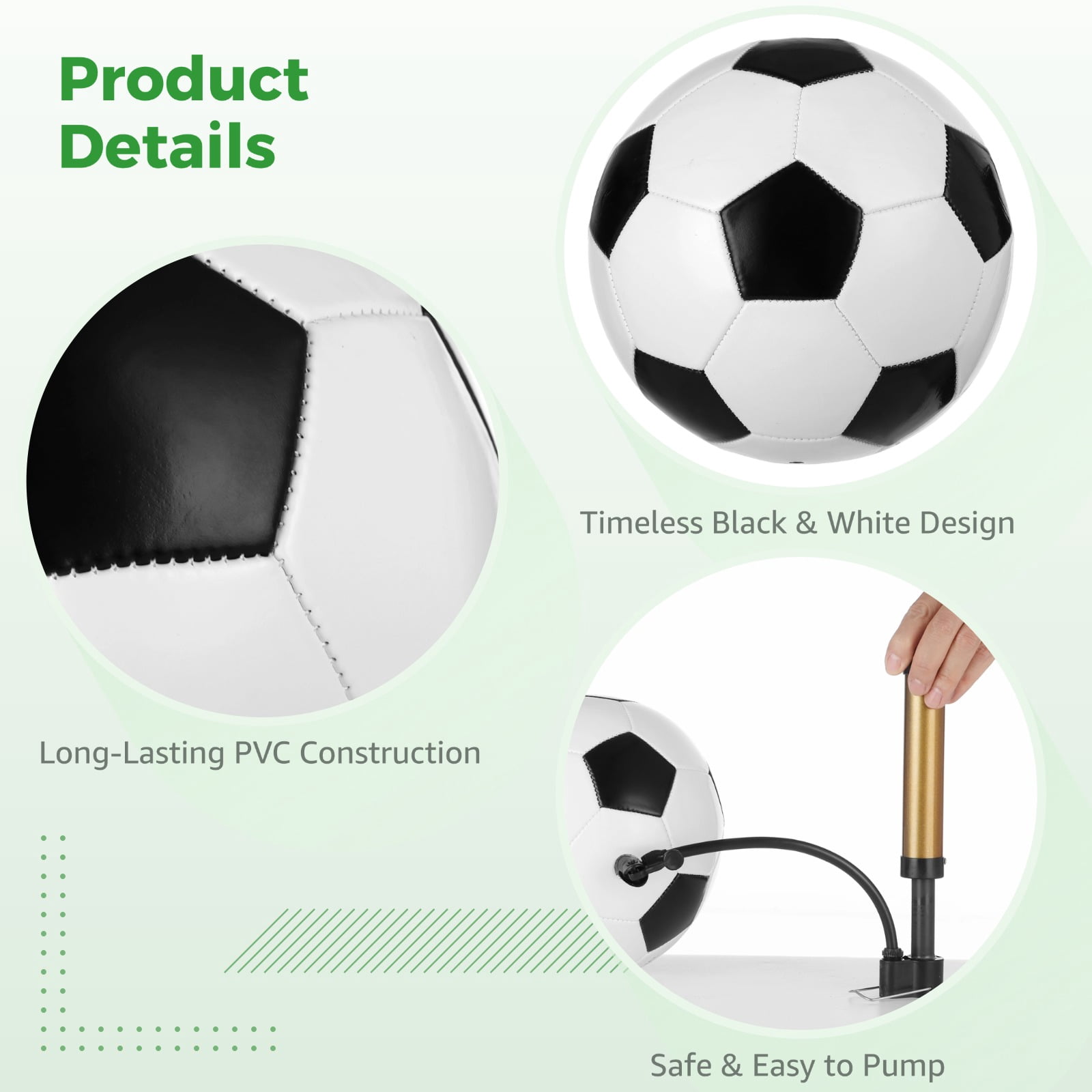 6Pcs Soccer Training Balls