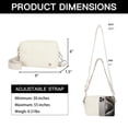 thumbnail image 4 of Bandolera Telena Telena para mujer, beige, puffer, ligera, 4 of 6