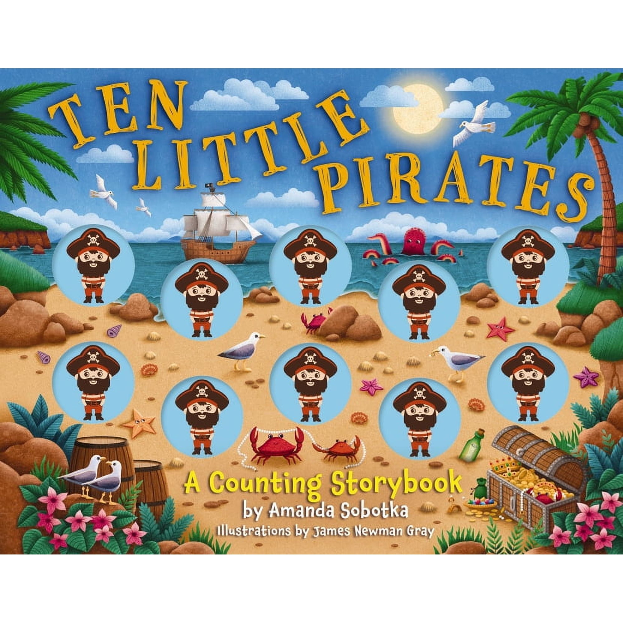 Counting Storybooks Ten Little Pirates: A Counting Storybook, (Board Book)