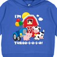 thumbnail image 3 of Inktastic Three-i-e-i-o 3rd Birthday Toddler Hoodie, 3 of 4