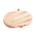 thumbnail image 4 of Rascador para gatos, cama ovalada, tapete para rascar, protección para muebles, pelota de juego de yute y sisal para gatos, relajación y cuidado de uñ, 4 of 10