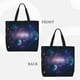 thumbnail image 2 of Balery Planets Stars And Galaxies1 Bolsa de Mano para Mujeres con Cremallera, Bolsa de Gimnasio con Compartimentos, Bolsa para Laptop, Bolsa para Trabajo, 2 of 7