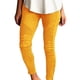 thumbnail image 1 of Jeggings de motociclista de cintura alta para mujer, pantalones ajustados lisos, leggings de tubo con carpi completo, pantalones ajustados elásticos, 1 of 4