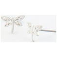 thumbnail image 4 of Howard's Stud Bud Dragonfly Silver Stud Earrings for Women, 4 of 4