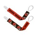 thumbnail image 2 of BabyFanatic Officially Licensed Unisex Pacifier Clip 2-Pack - NFL Cleveland Browns - Officially Licensed Baby Apparel, 2 of 4