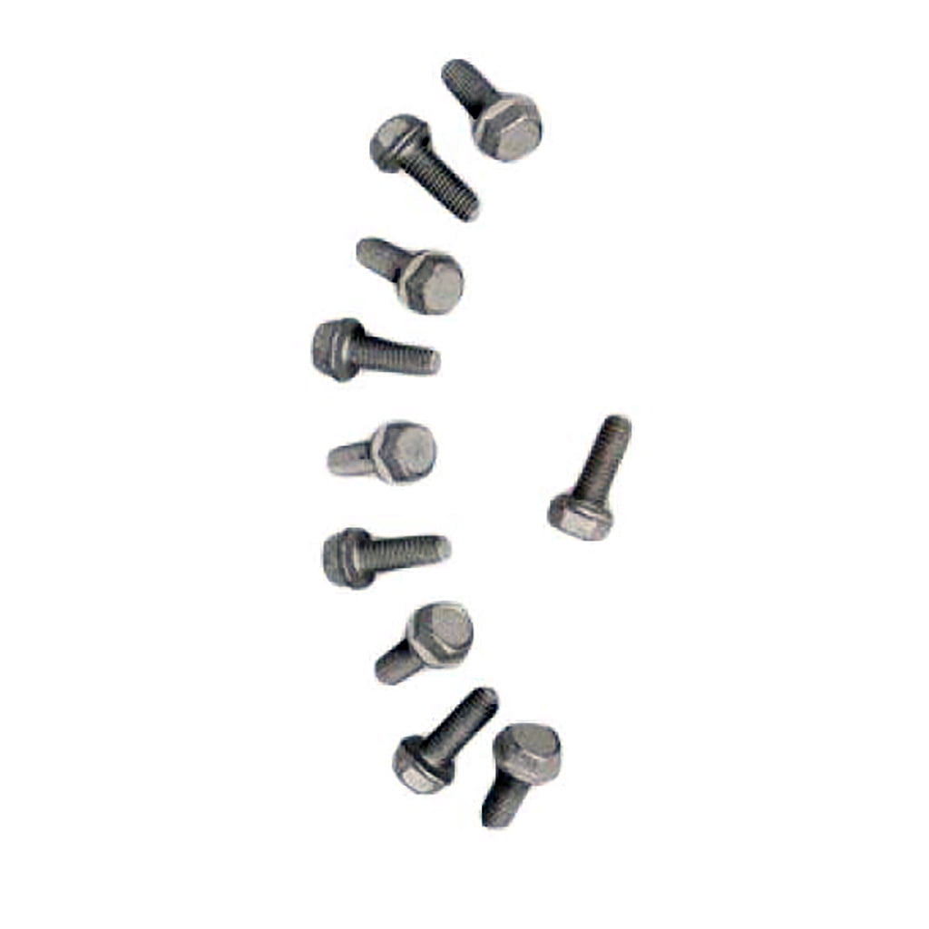 KarParts360 Multi-Purpose Bolts | 10 Pieces | Made Of Steel | Hex Head Type | Gray | Zinc Coated Finish | Heat Hardened | 0.315 inches Thread Diameter