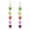 Colorful 1, variant on Unique Handmade Bohemian Lightweight Colorful Rainbow Chain Star Dangle Drop Earrings Cute Acrylic Multicolor Long Star Earrings for Women Statement Jewelry Gifts