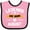 Pink and Black, variant on Inktastic Legends Are Born in August Boys or Girls Baby Bib