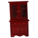 thumbnail image 4 of Mini armario de madera estilo vintage para casa de muñecas a escala 1/12, muebles DIY rojo, 4 of 7