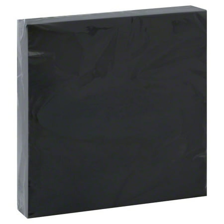 White Graduation Lunch Napkins - Paper Luncheon Napkins, 6.5 in, Black, 20ct
