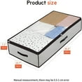 thumbnail image 6 of 50% OFF Clearance! BVXEEP Bedroom Organizers and Storage, 2X Handy Storage Bag Heavy Duty Under-Bed Storage Box Quilt Storage, 6 of 7