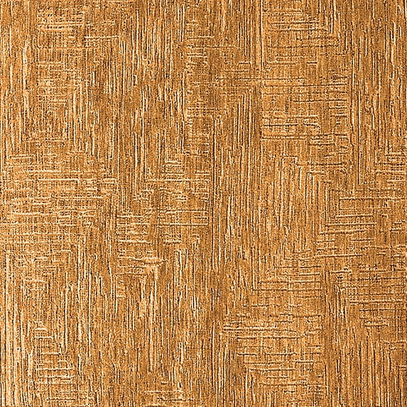 Ahgly Company Indoor Square Solid Orange Modern Area Rugs, 7' Square